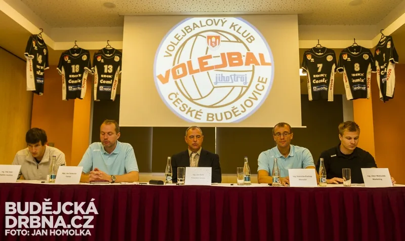Tisková konference VK Jihostroj České Budějovice před začátkem sezony 2013/2014