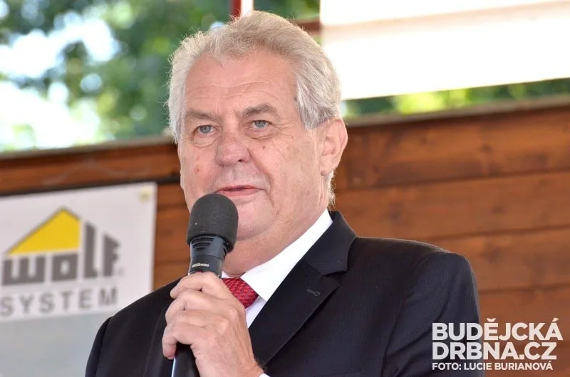 Prezident České republiky Miloš Zeman