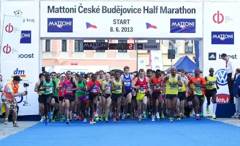 Start Mattoni 1/2Maratonu České Budějovice