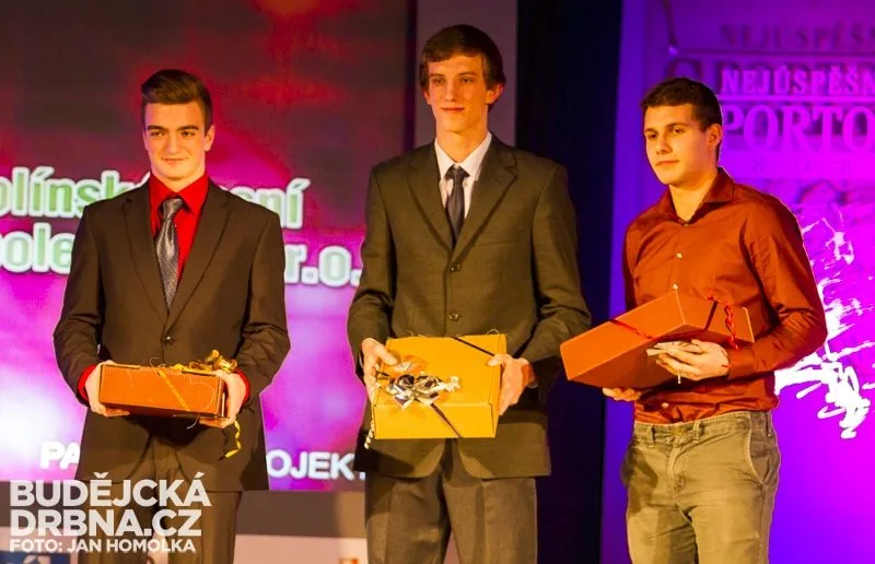 Objevy roku 2013 Pavel Gocala, Petr Pícha a Luboš Rob mladší (zleva)