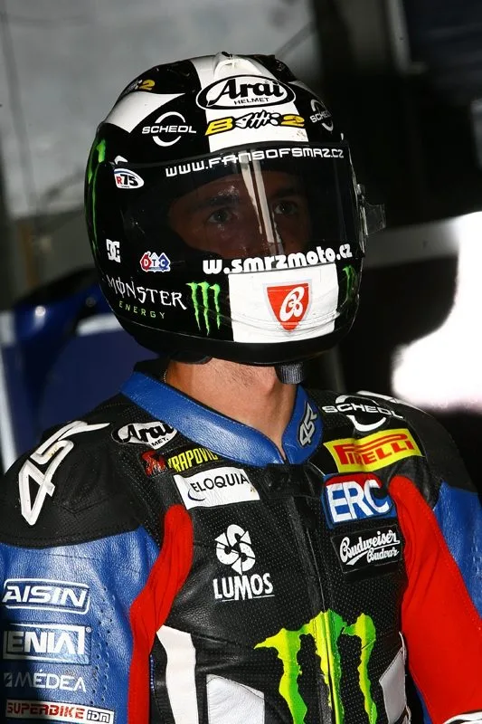 Matěj Smrž při závodě MS Superbiků na německém okruhu Nürburgring