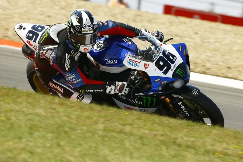 Matěj Smrž při závodě MS Superbiků na německém okruhu Nürburgring