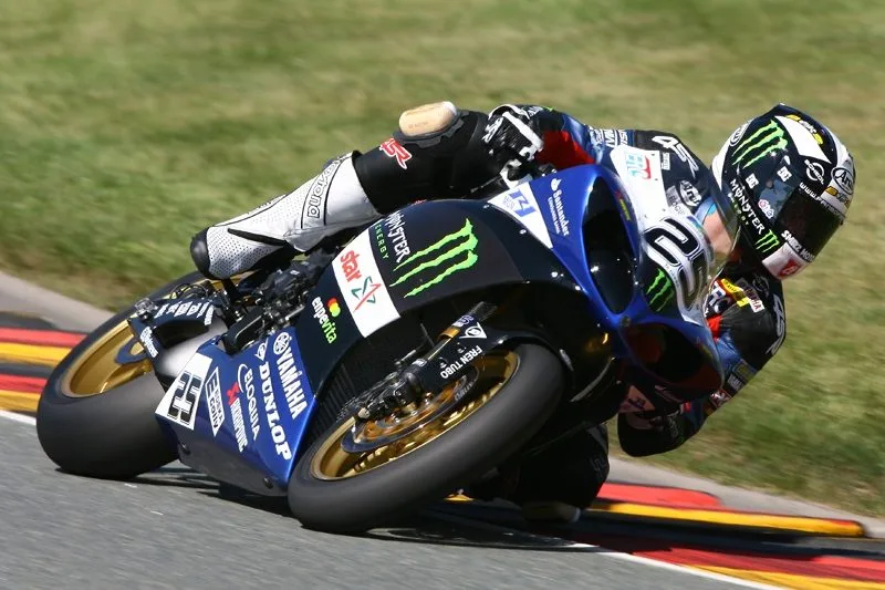 Matěj Smrž při závodě IDM na okruhu Sachsenring