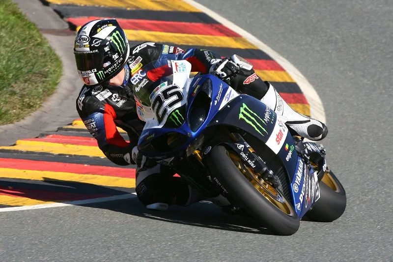 Matěj Smrž při závodě IDM na okruhu Sachsenring