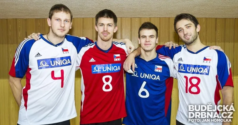 Reprezentanti hájící barvy Jihostroje v dresu národního týmu