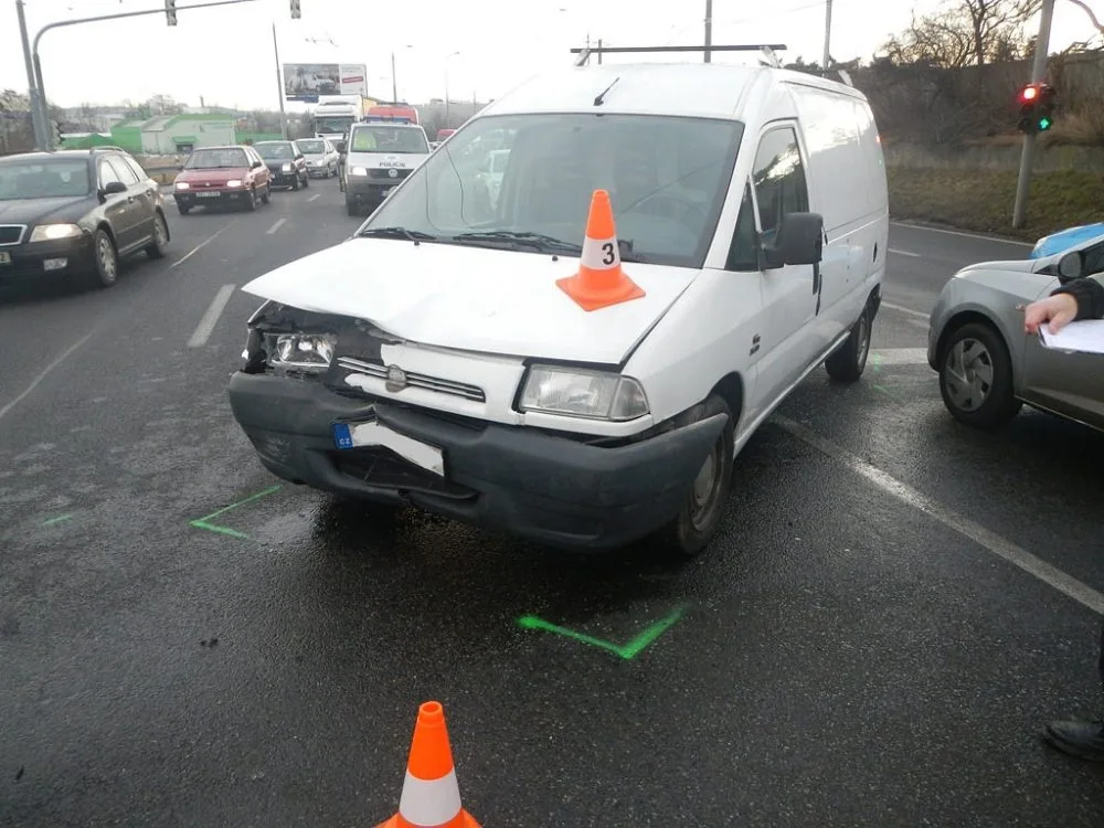 Čtvrteční nehoda na Strakonické