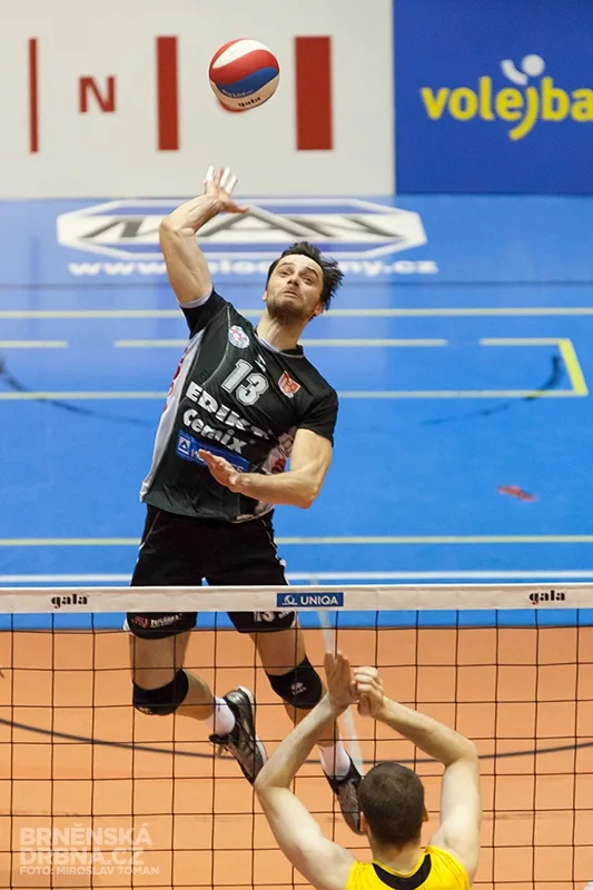 Volejbal Brno - VK Jihostroj České Budějovice 1:3
