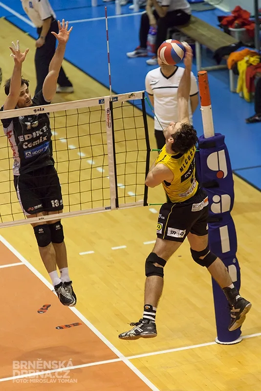 Volejbal Brno - VK Jihostroj České Budějovice 1:3