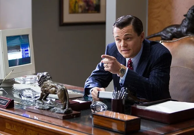 Leonardo DiCaprio ve filmu Vlk z Wall Street