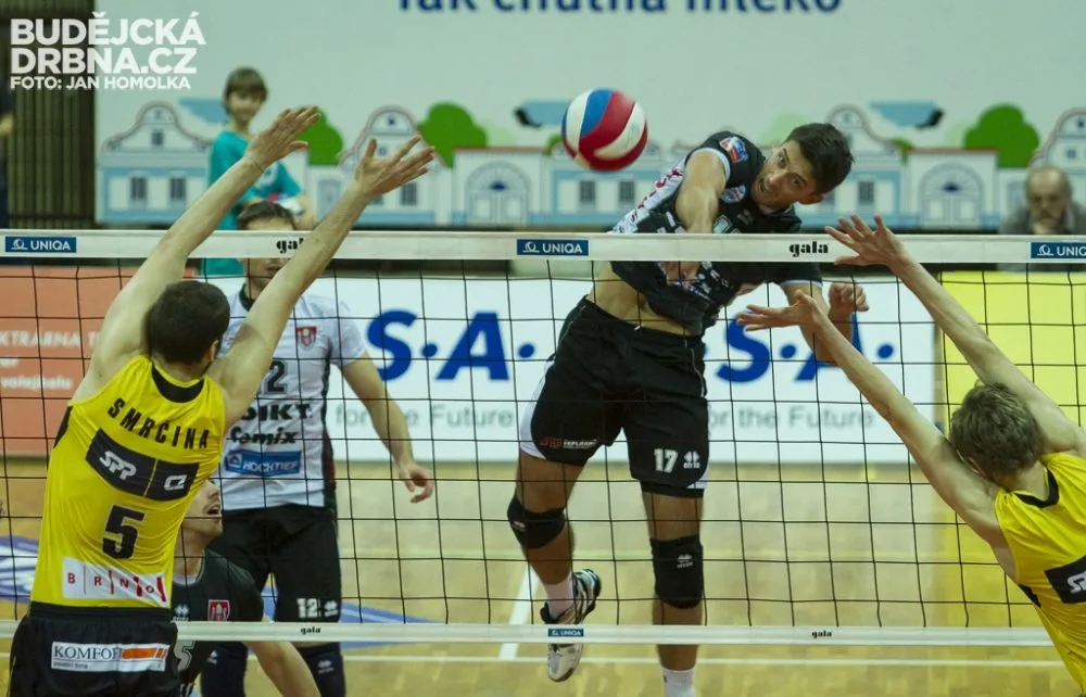 VK Jihostroj České Budějovice - Volejbal Brno 3:0