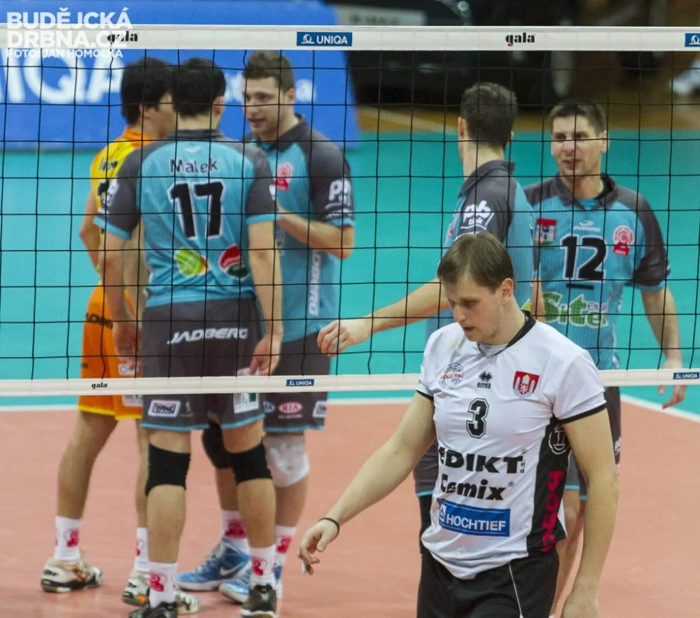 VK Jihostroj České Budějovice - VK Euro Sitex Příbram 1:3