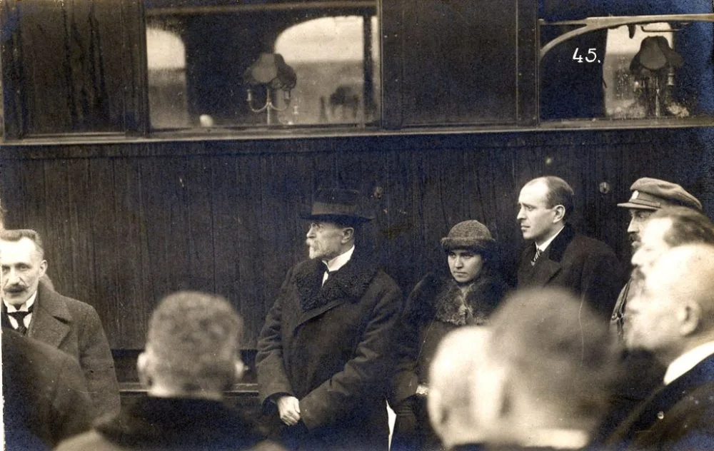 Příjezd Tomáše Garrigue Masaryka do Horního Dvořiště (20. prosince 1918)