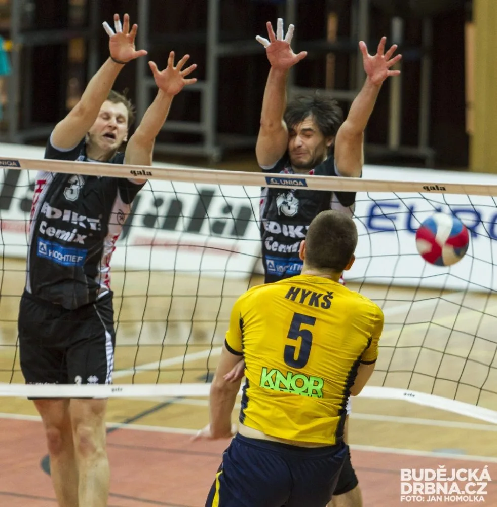 VK Jihostroj České Budějovice - SK Volejbal Ústí nad Labem 3:0