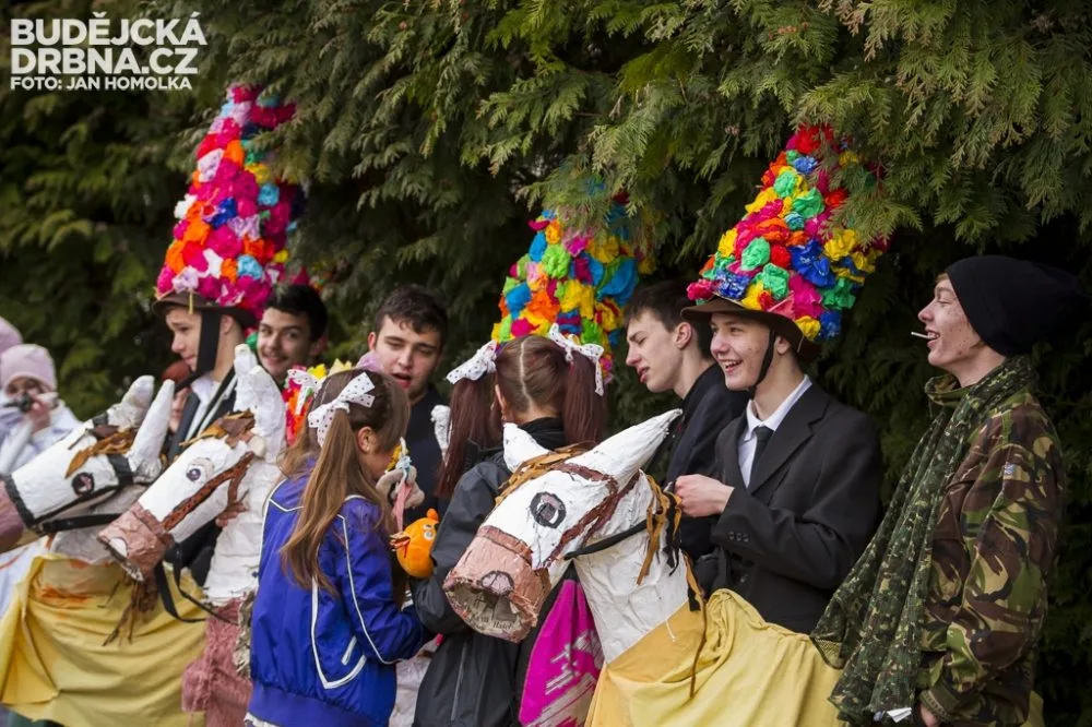 Masopustní průvod dětí v Lišově