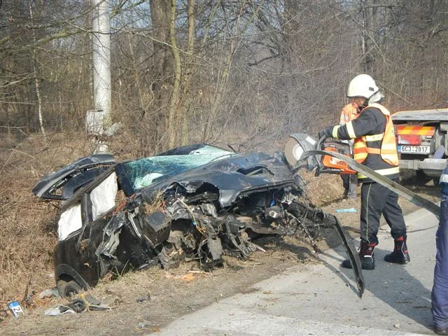 Zdemolovaný Mini Cooper