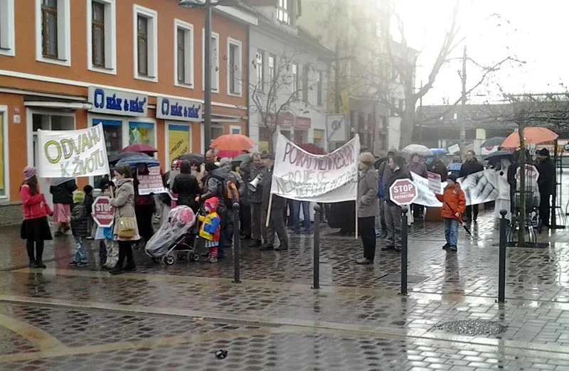 Pochod pro život v Budějcích