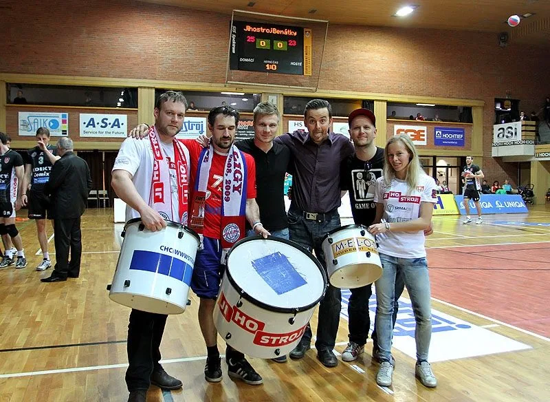 Fanklub VK České Budějovice má nové bubny