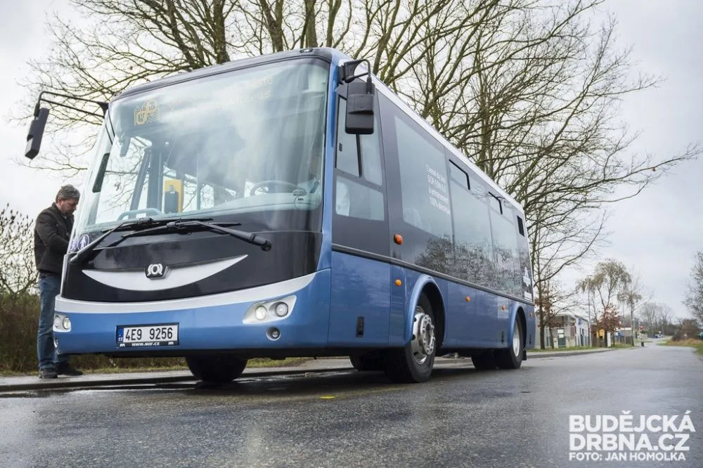 Představení elektrobusu SOR EBN 8 v Českých Budějovicích