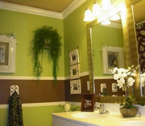 Green and Brown