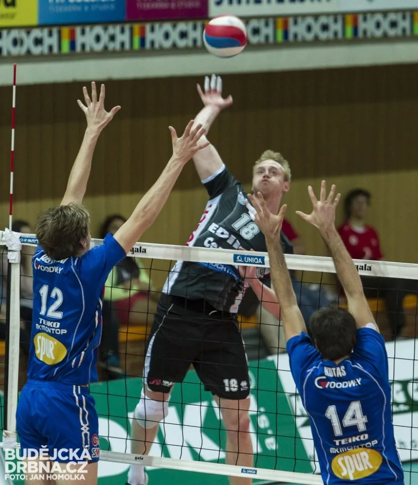 První semifinálový zápas VK Jihostroj České Budějovice vs VSC Fatra Zlín
