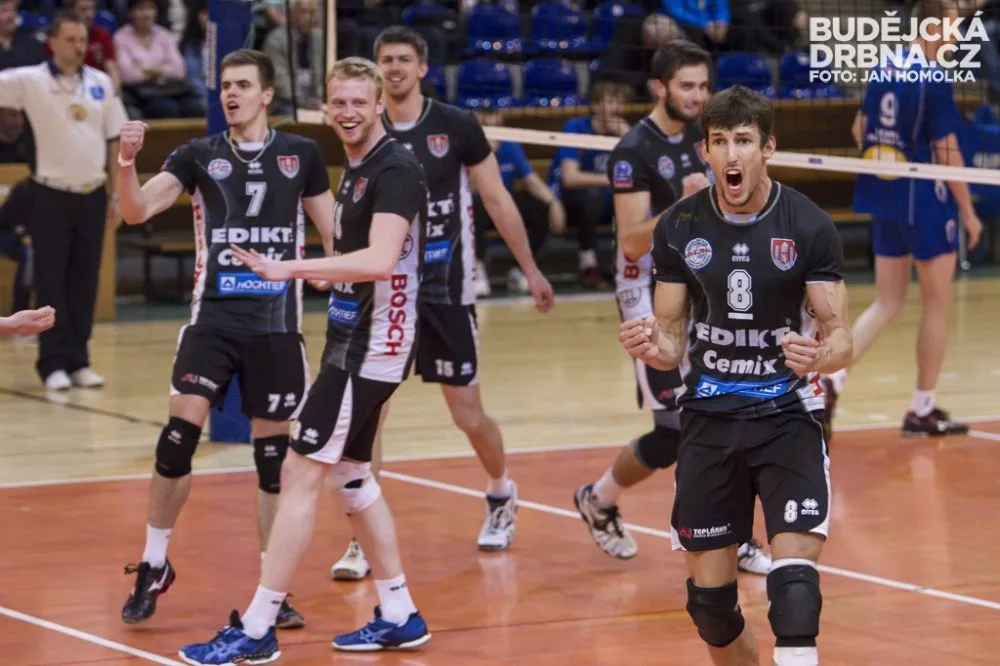 VSC Fatra Zlín - VK Jihostroj České Budějovice 2:3