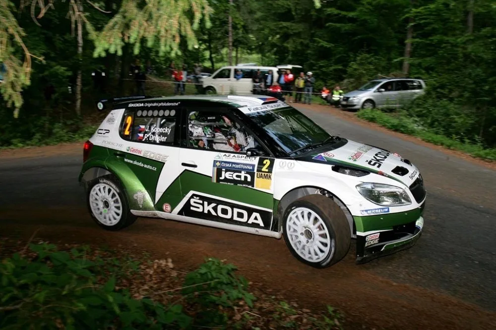 Jan Kopecký a Pavel Dresler, absolutní vítězové 40. Rallye Český Krumlov 2012