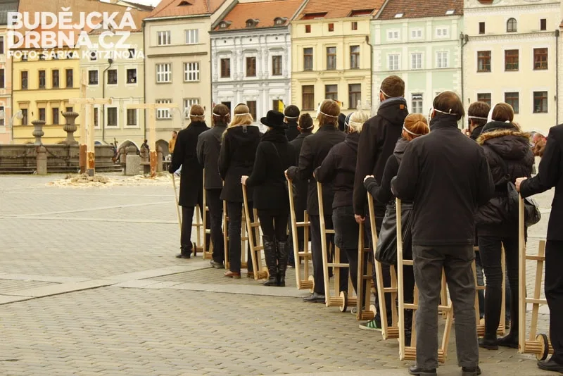 Velikonoční hrkání v Budějcích