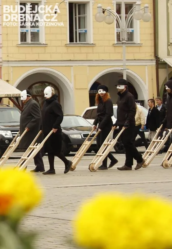 Velikonoční hrkání v Budějcích
