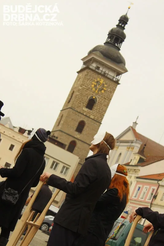 Velikonoční hrkání v Budějcích