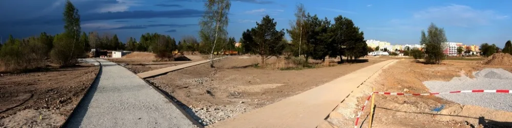 Výstavba parku ve Čtyřech Dvorech
