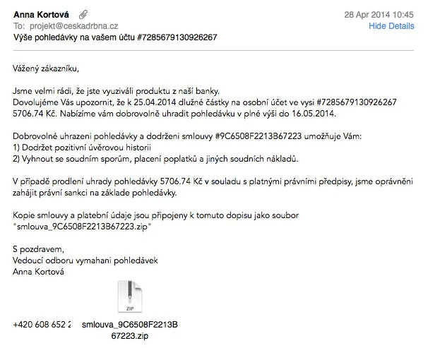 Falešný e-mail