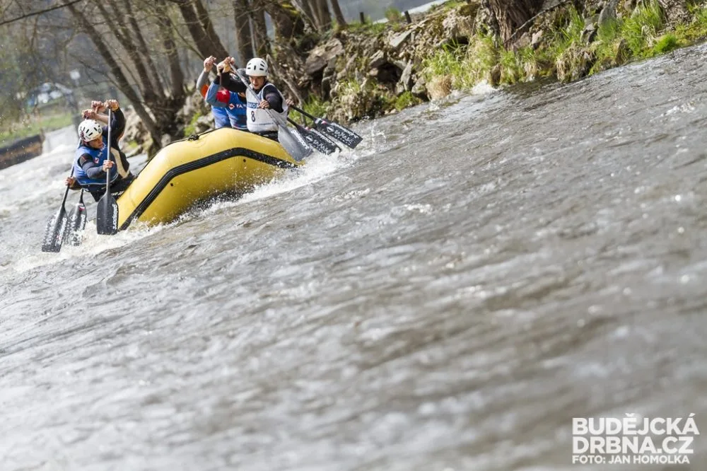 Český pohár v raftingu na řece Vltavě u Vyššího Brodu