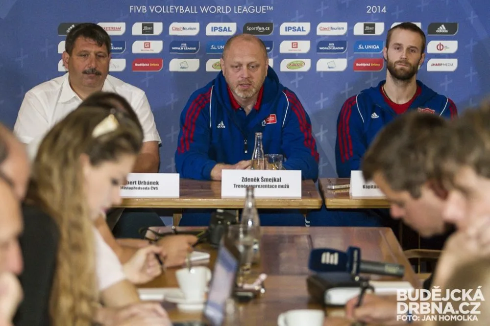 Tisková konference ke Světové lize ve volejbale mužů v Českých Budějovicích