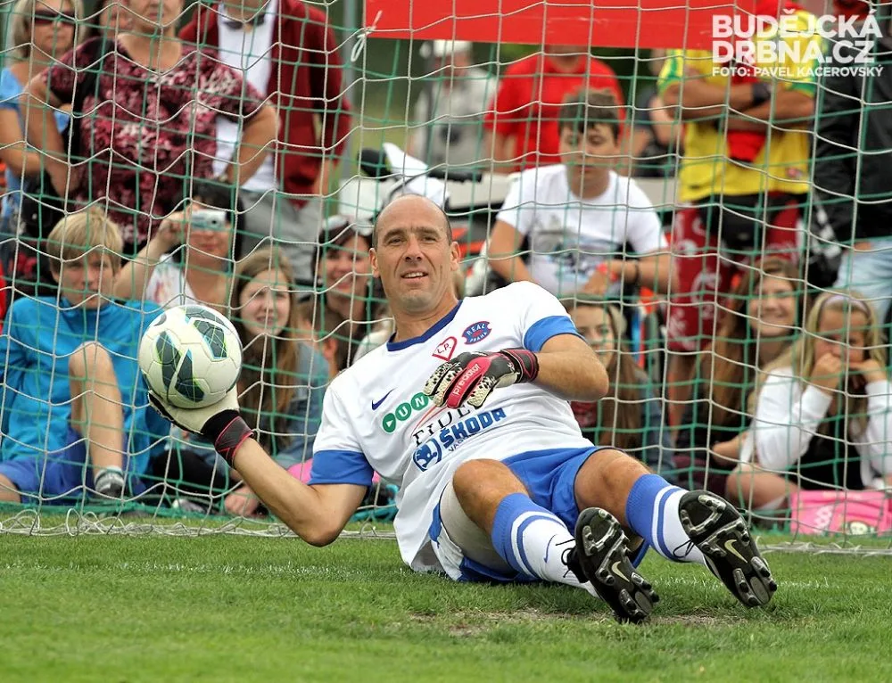 Jan Koller jako gólman