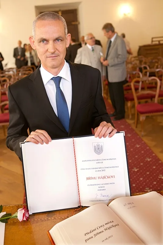 Jiří Hájíček získal Cenu statutárního města České Budějovice za rok 2012
