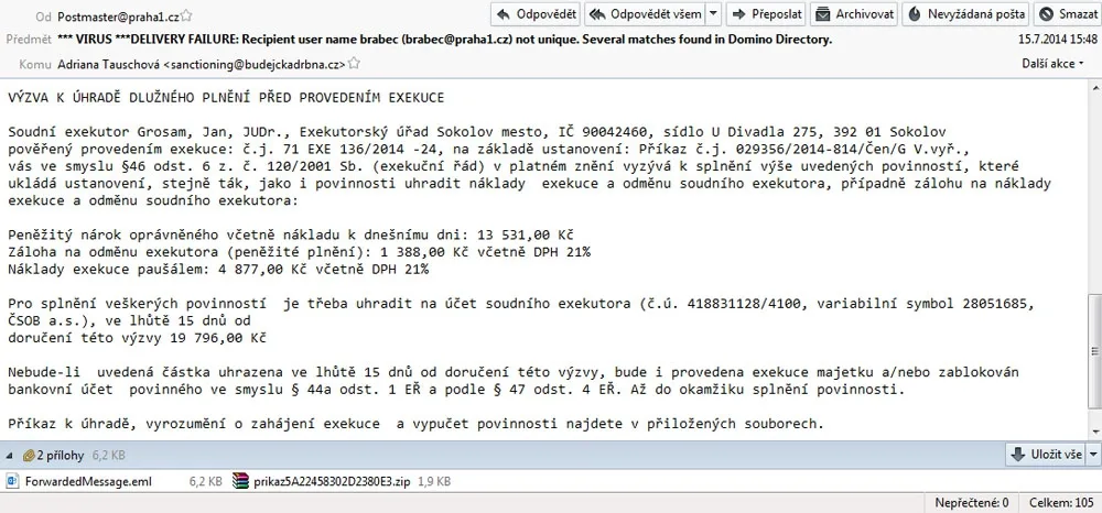Falešný e-mail