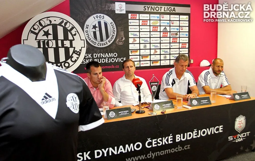 Tisková konference Dynama České Budějovice před startem Synot ligy
