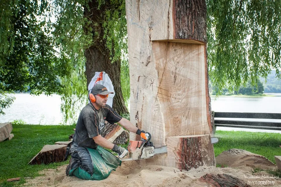 Festival dřevosochání ve Frymburku