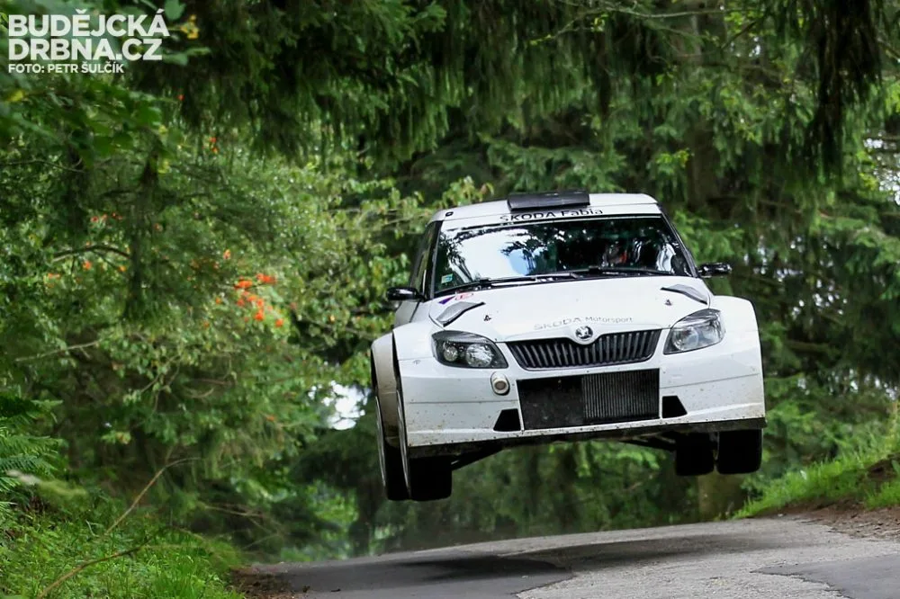 Testování továrního týmu Škoda Motorsport na tratích Rallye Český Krumlov