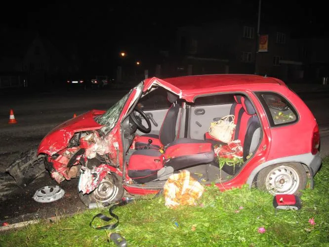 Opel Corsa, ve kterém zemřela 78letá řidička