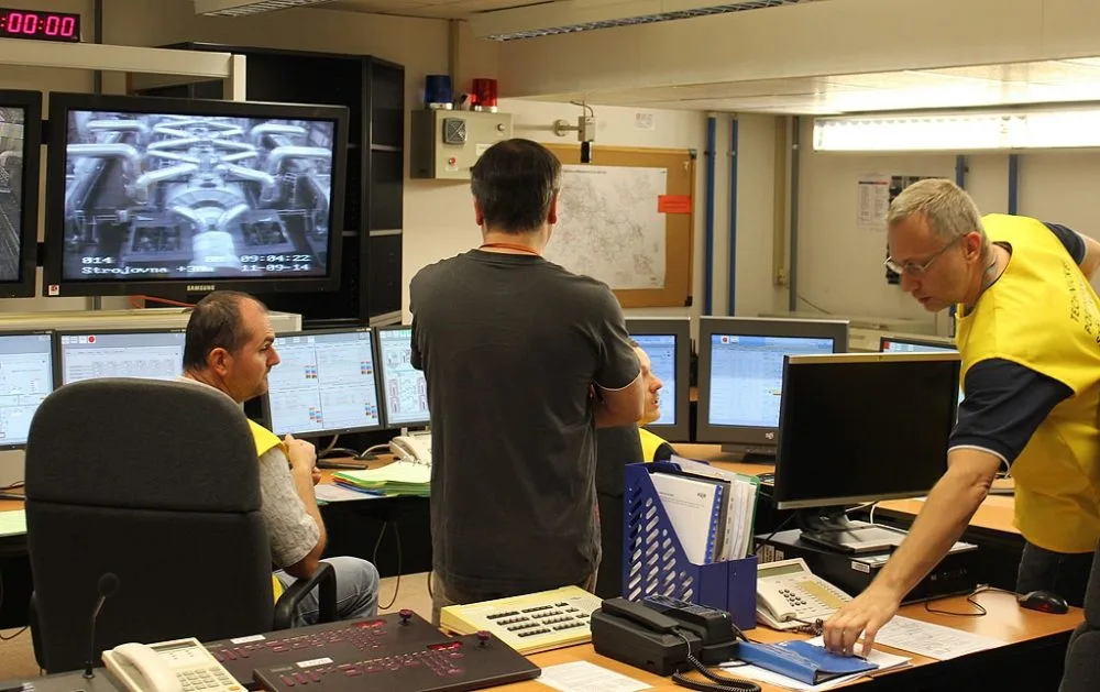 Rušno bylo i v technickém podpůrném středisku