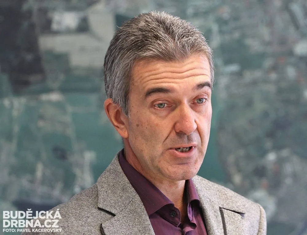 Předseda představenstva Teplárny České Budějovice Miroslav Houfek