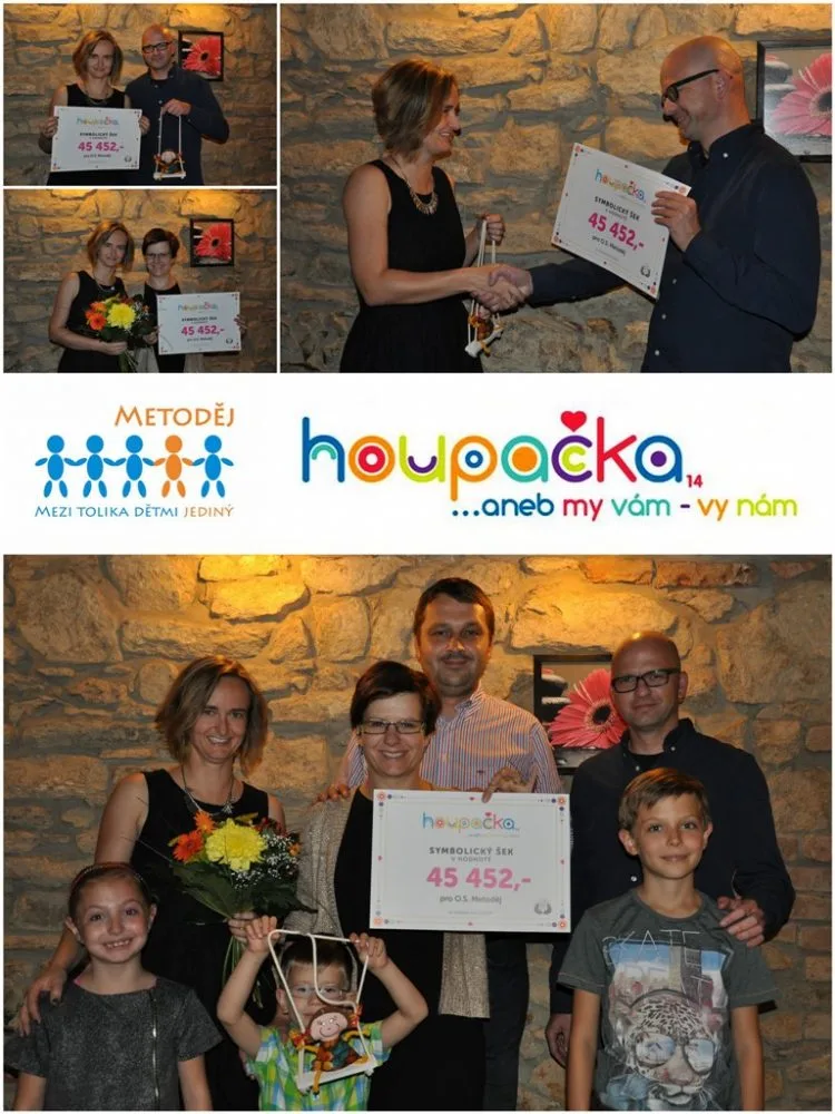Houpačka - předání daru