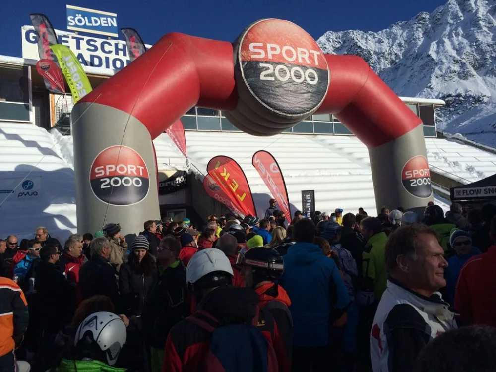 Skitest značky Sport 2000 v rakouském Söldenu