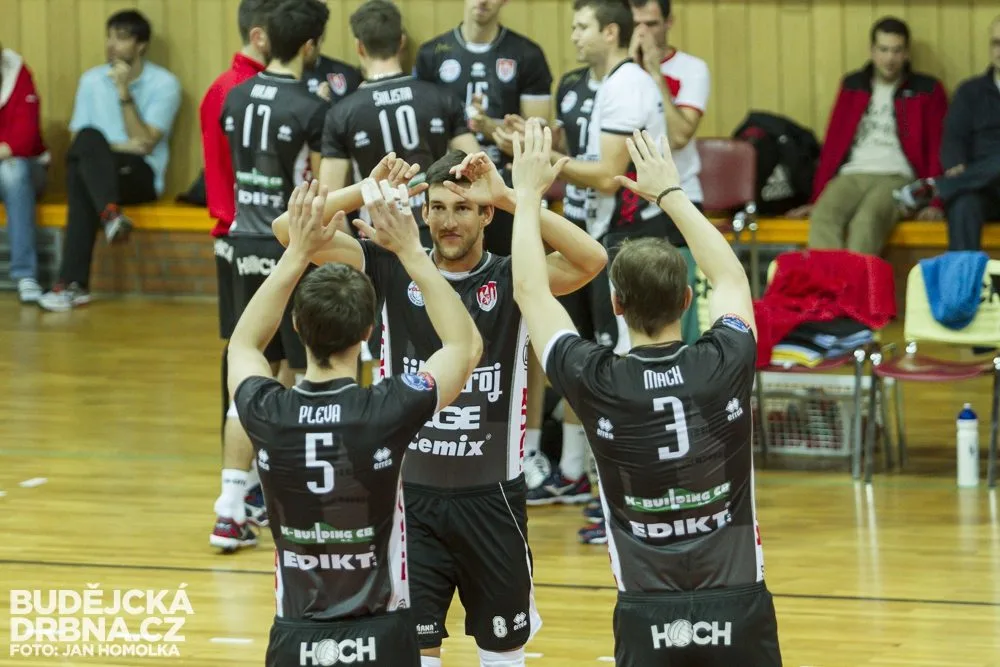 VK Jihostroj České Budějovice - SK Volejbal Ústí nad Labem 3:0