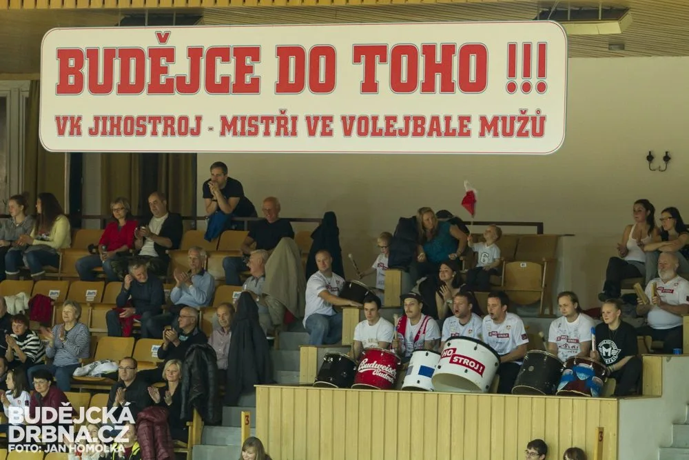 VK Jihostroj České Budějovice - SK Volejbal Ústí nad Labem 3:0