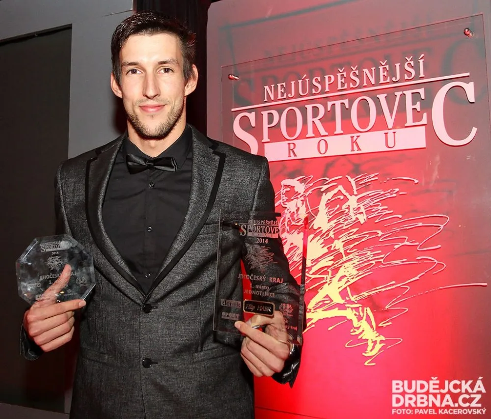 Filip Habr vyhrál anketu Nejúspěšnější sportovec roku 2014 Jihočeského kraje. Zároveň převzal ocenění pro nejlepší kolektiv - VK Jihostroj České Budějovice