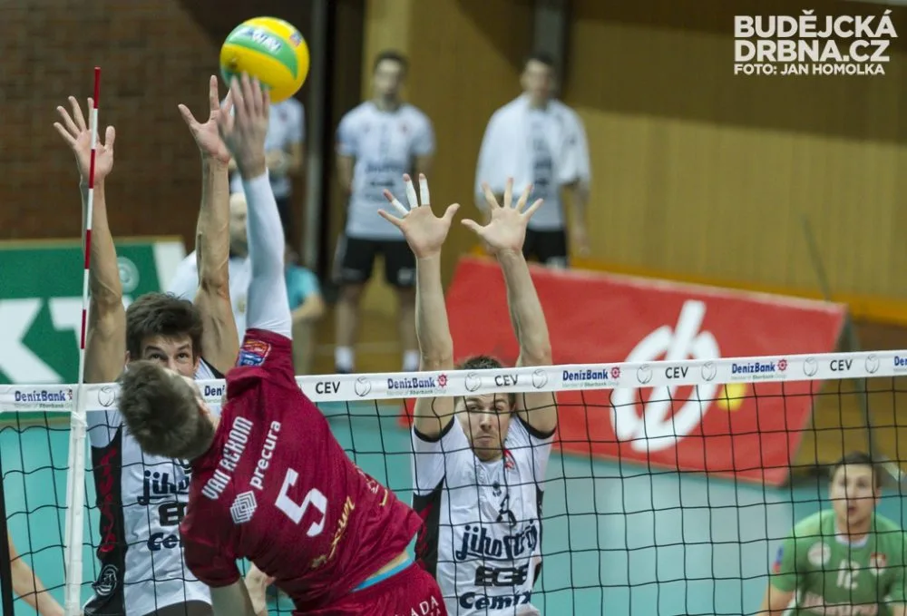 VK Jihostroj České Budějovice - Precura Antverpy 0:3
