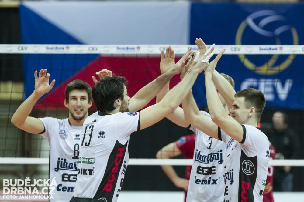 VK Jihostroj České Budějovice - Precura Antverpy 0:3