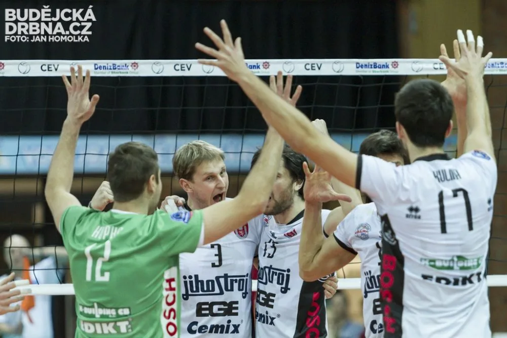 VK Jihostroj České Budějovice - Precura Antverpy 0:3